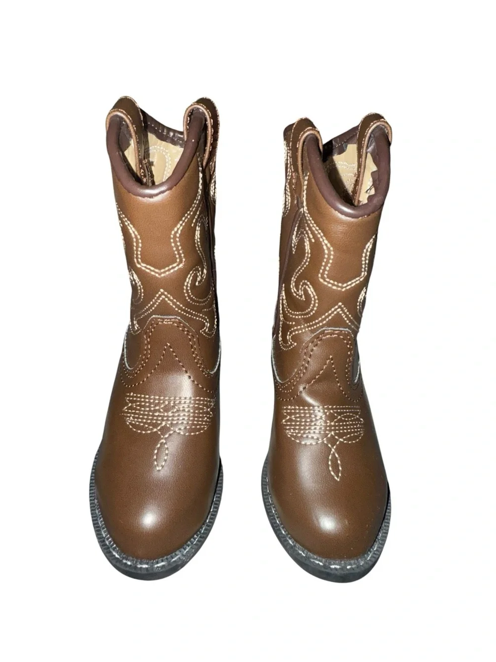 Canyon Trails Cowboy-Cowgirl Boots unisex Vegan leather, stylish stitched design